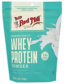 BOB'S RED MILL: Whey Protein Powder, 12 oz