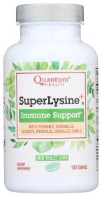 QUANTUM HEALTH: Super Lysine + Immune System, 180 Tablets