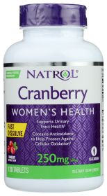 NATROL: Cranberry Fast Dissolve 250 mg, 120 Tablets