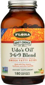 FLORA HEALTH: Udos Oil 369 Blend, 180 sg