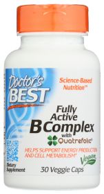 DOCTORS BEST: Vitamin B Complex, 30 VC