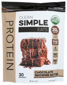 CLEAN SIMPLE EATS: Protein Powder Brownie, 36 oz