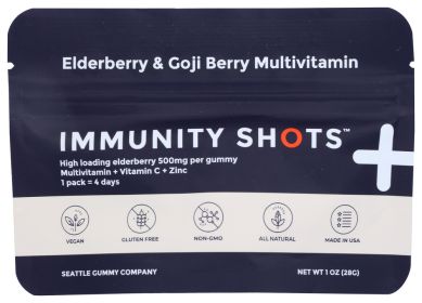 SEATTLE GUMMY COMPANY: Multivitamin Gummy Elderberry & Goji, 1 oz