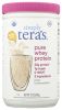 SIMPLY TERAS: Pure Whey Protein Plain Unsweetened, 12 oz