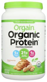 ORGAIN: Organic Peanut Butter Protein Powder, 2.03 lb