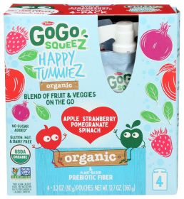 GOGO SQUEEZ: Happy Tummiez Stw 4Pk Prb, 12.7 oz