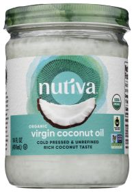 NUTIVA: Organic Superfood Extra Virgin Coconut Oil, 14 oz