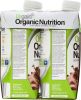 ORGAIN: Organic Nutritional Shake Creamy Chocolate Fudge 4 count, 44 oz