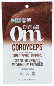 OM ORGANIC MUSHROOM NUTRITION: Cordyceps Mushroom Powder, 100 gm