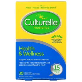 CULTURELLE PROBIOTIC: Probiotic Health & Wellness, 30 Vegetarian Capsules