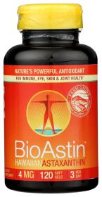 NUTREX: BioAstin Hawaiian Astaxanthin 4 mg, 120 sg