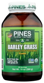 PINES WHEAT GRASS: Barley Grass Powder Organic, 10 oz