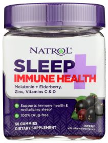 NATROL: Sleep Immune Gummy, 50 pc