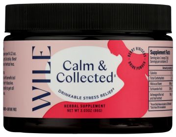 WILE: Calm and Collected Drink Mix, 3.03 oz