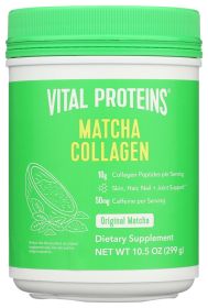 VITAL PROTEINS: Matcha Collagen Original, 10.5 oz