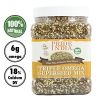 Pride Of India - Triple Omega Superseed Mix - Protein, Fiber, Calcium, Iron, Omega-3, Omega-6, Thiamin Rich Superfood w/Chia Flax & Sesame Seeds,